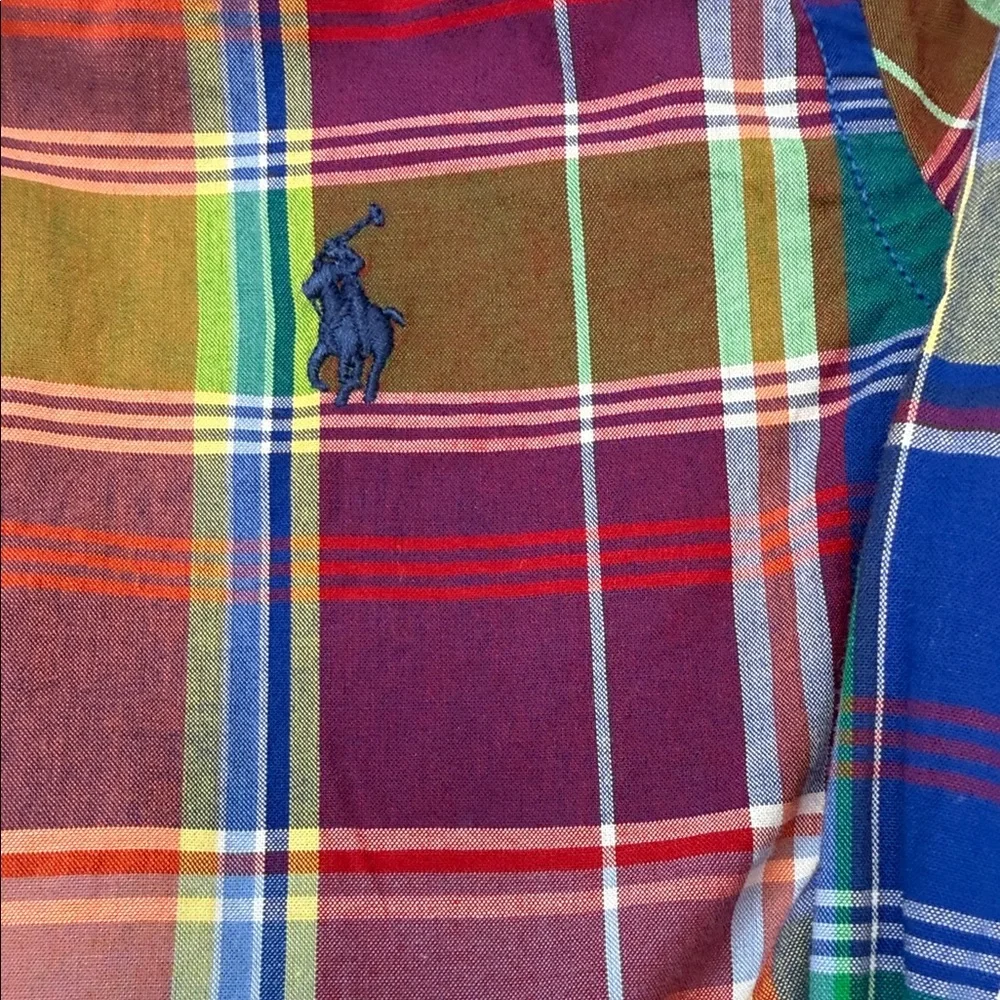 Baby Boy's Ralph Lauren Colorful Plaid Shirt‎